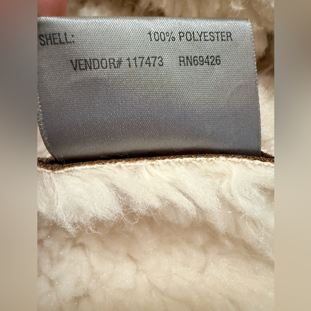 Vintage Wilsons Leather Penny Lane Coat suede with faux fur trim. Women’s M - Picture 12 of 13